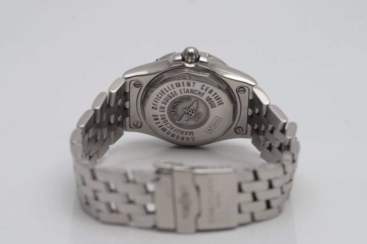 Breitling Starliner Mother of Pearl 30mm Diamond & Stainless Steel Ladies Watch