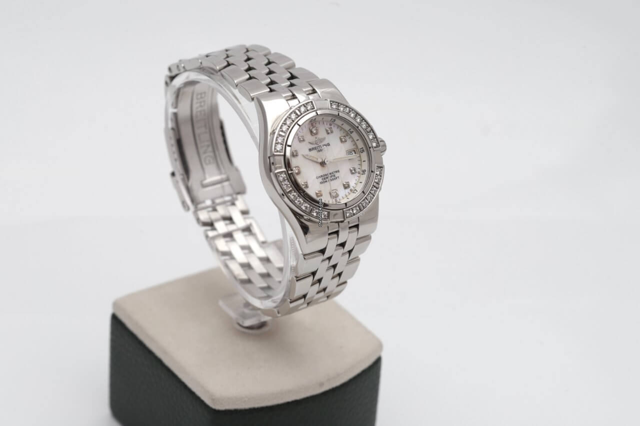 Breitling Starliner Mother of Pearl 30mm Diamond & Stainless Steel Ladies Watch