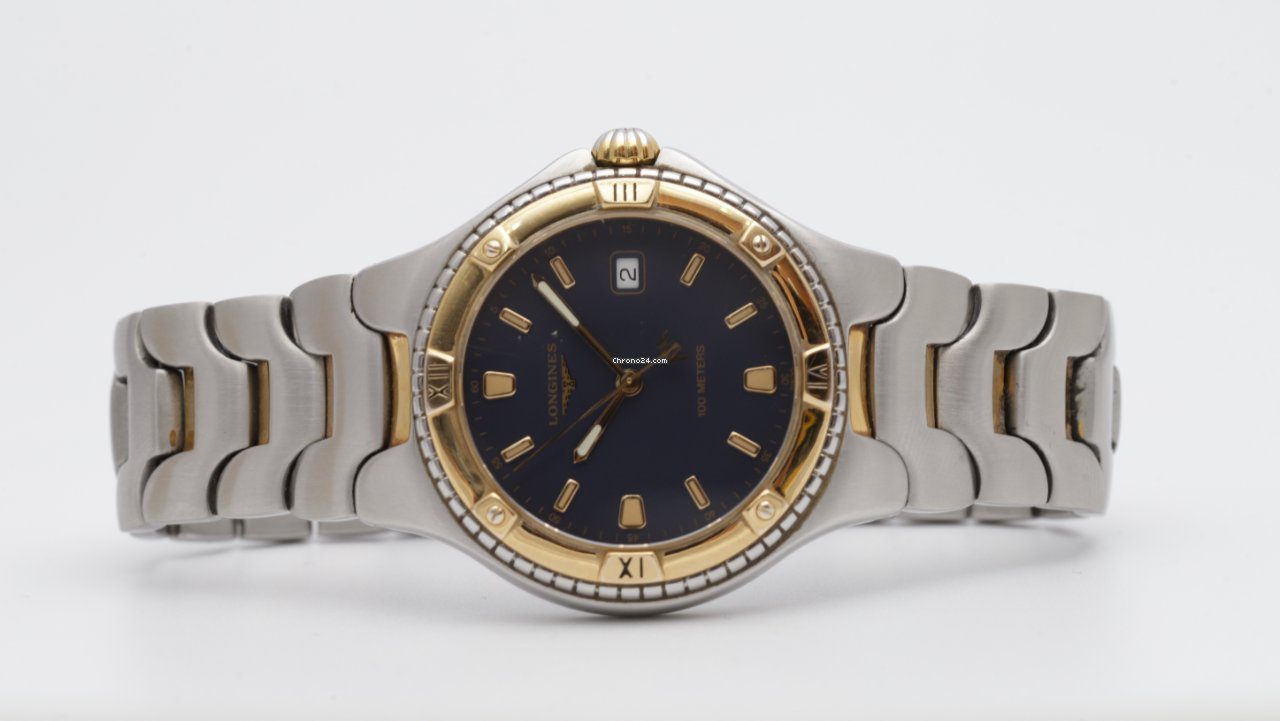 Longines Conquest EFCO Sport Wing Blue Face Two Tone 38mm