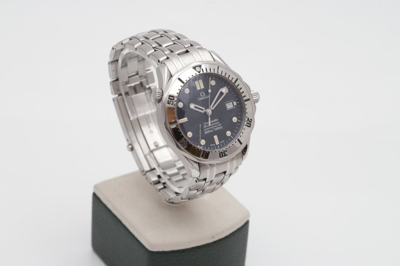 Omega Seamaster 300m Blue 41mm Automatic Stainless Steel Box/Papers