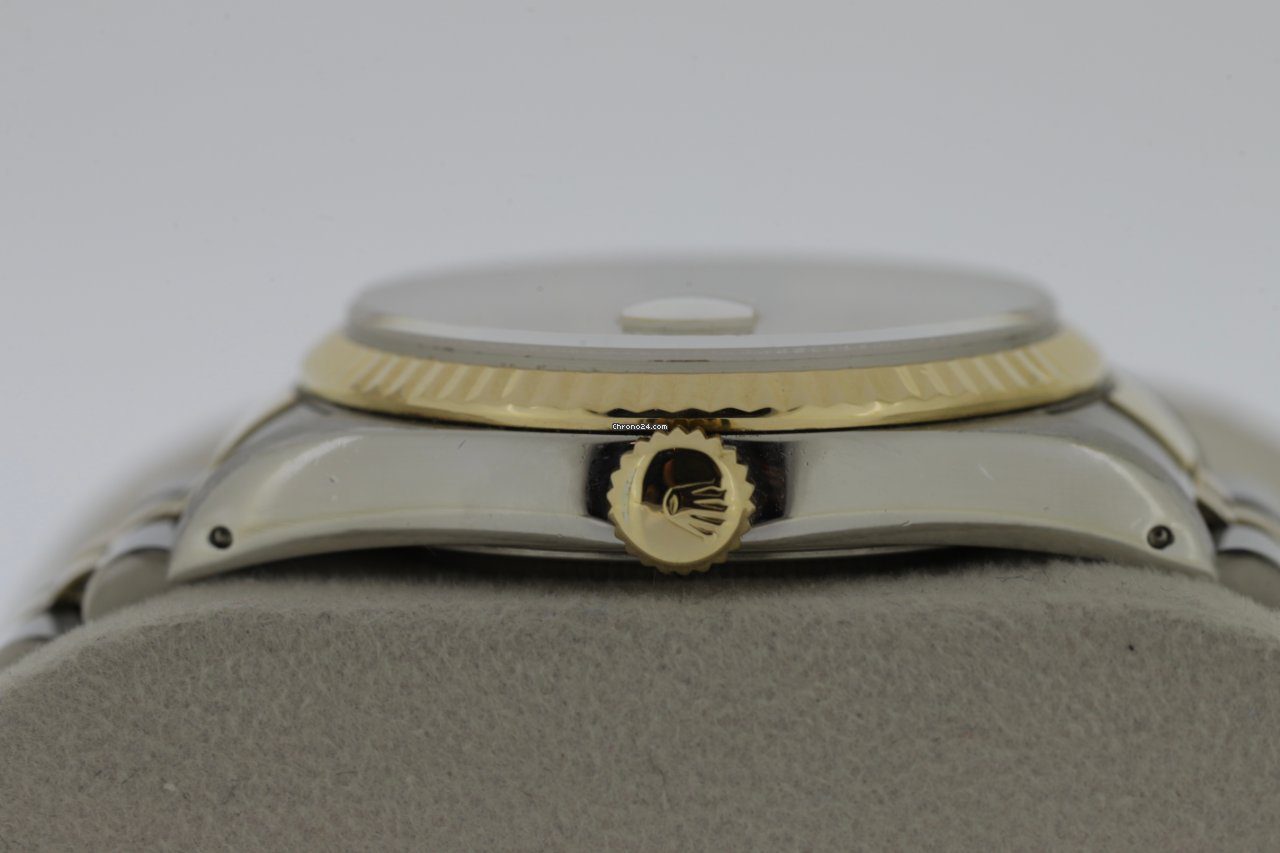 Rolex Datejust Factory Diamond Dial Steel & Gold 36mm Automatic