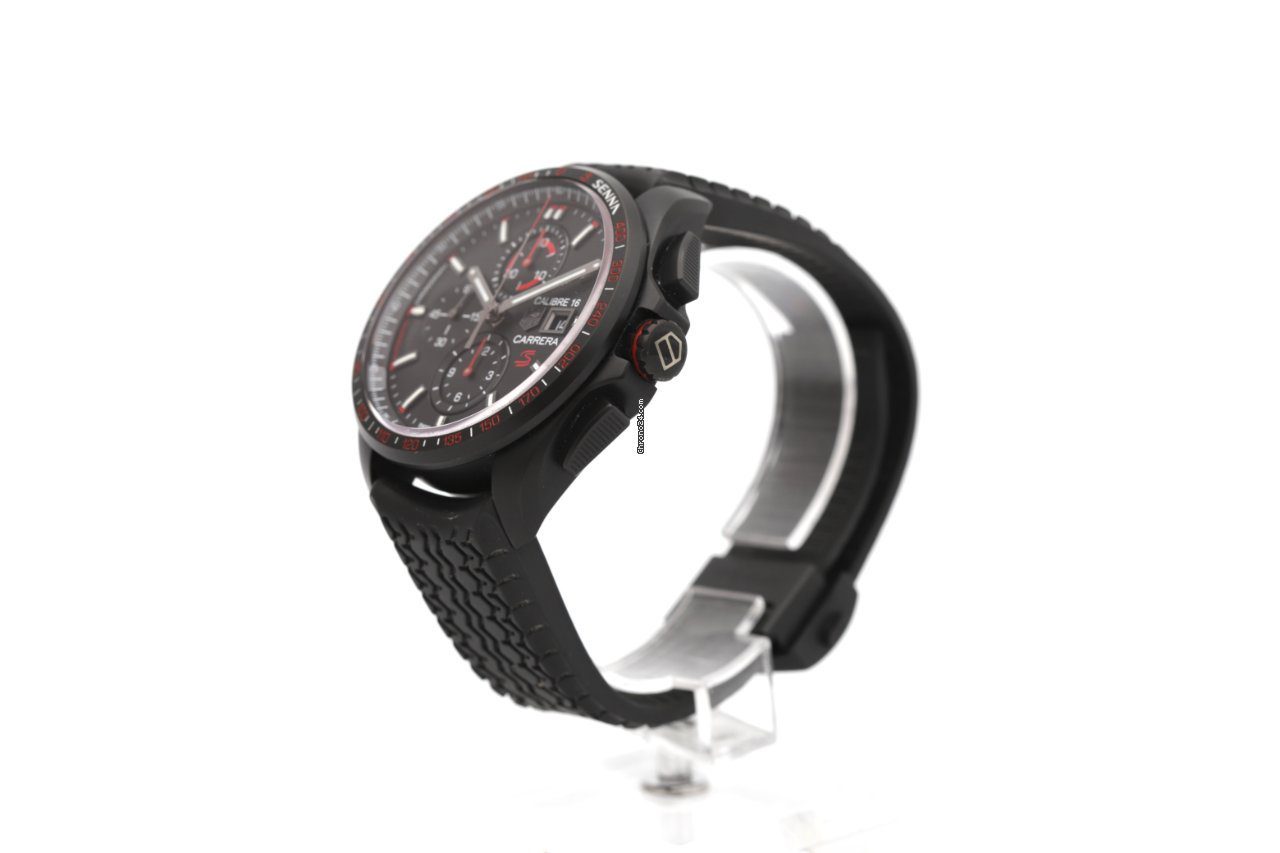 Tag Heuer Carrera Calibre 16 Senna Edition 44mm Automatic Chronograph Tag Heuer Carrera Calibre 16 Senna Edition 44mm Automatic Chronograph