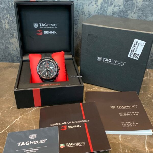 Tag Heuer Carrera Calibre 16 Senna Edition 44mm Automatic Chronograph