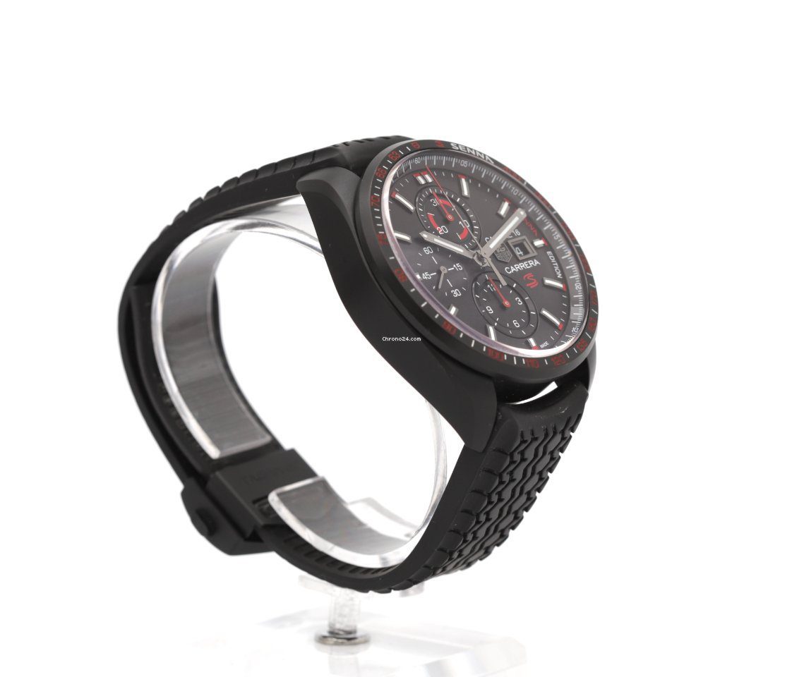 Tag Heuer Carrera Calibre 16 Senna Edition 44mm Automatic Chronograph Tag Heuer Carrera Calibre 16 Senna Edition 44mm Automatic Chronograph