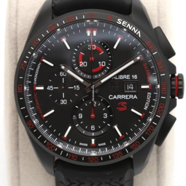 Tag Heuer Carrera Calibre 16 Senna Edition 44mm Automatic Chronograph