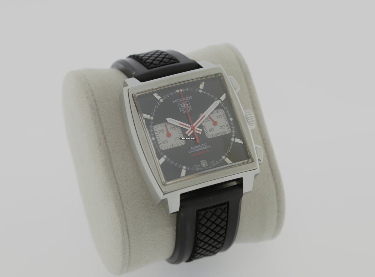 TAG Heuer Monaco 12 Black Face Automatic Chronograph TAG Heuer Monaco 12 Black Face Automatic Chronograph