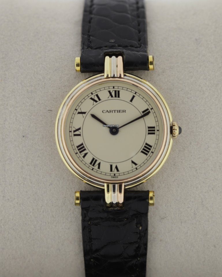 Cartier Trinity Vendome 18k Yello Gold Watch