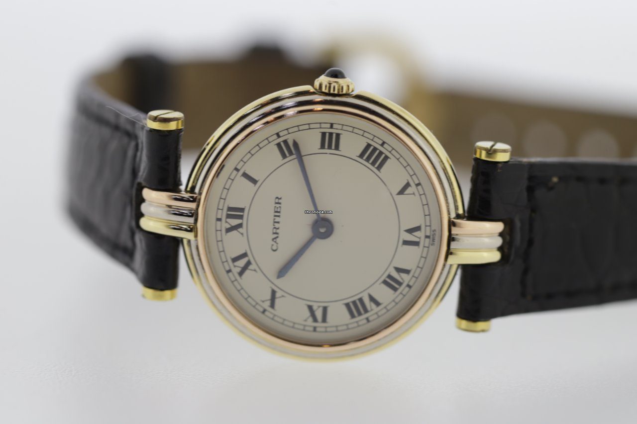 Cartier Trinity Vendome 18k Yello Gold Watch