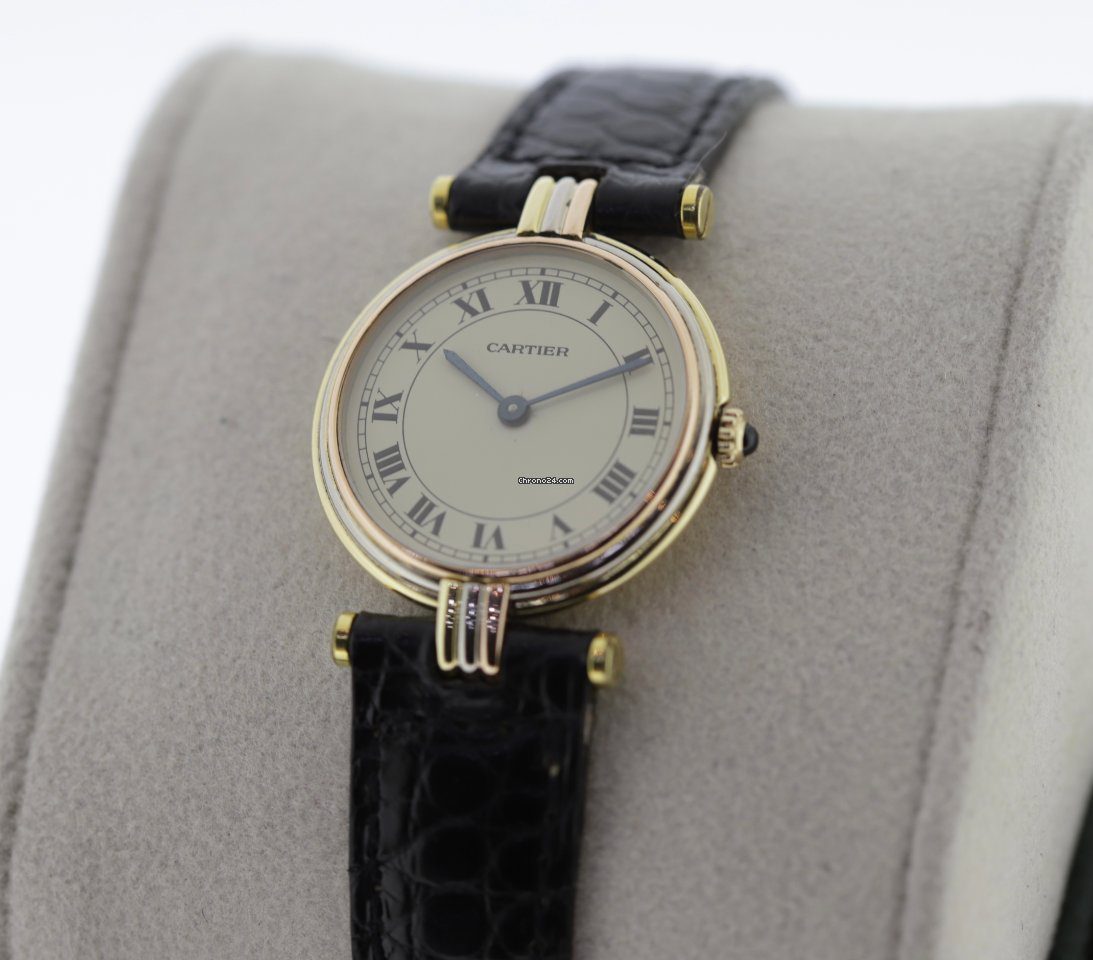 Cartier Trinity Vendome 18k Yello Gold Watch
