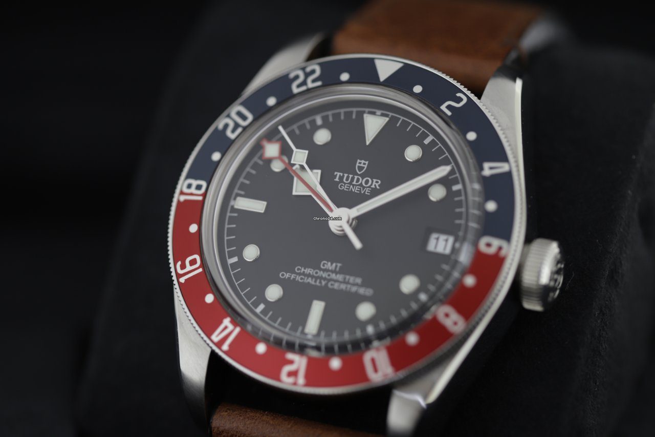 Tudor Black Bay Gmt Pepsi Bezel Automatic Box/Papers Mint