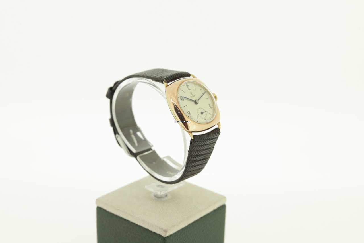 Tudor 9ct Rose Gold Mechanic Vintage