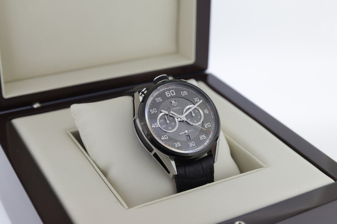 Tag Heuer Carrera Calibre 1887 Bullhead 45mm Mint Box/Papers Tag Heuer Carrera Calibre 1887 Bullhead 45mm Mint Box/Papers