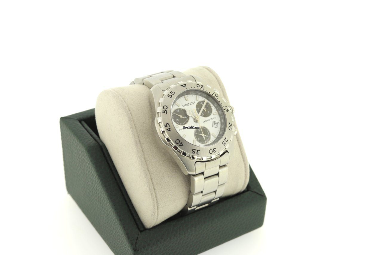 Trebor Chronograph 39mm Panda Dial