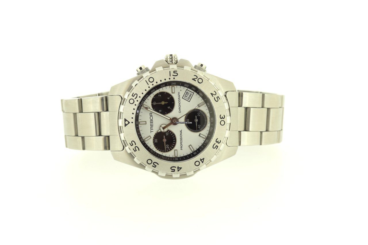 Trebor Chronograph 39mm Panda Dial