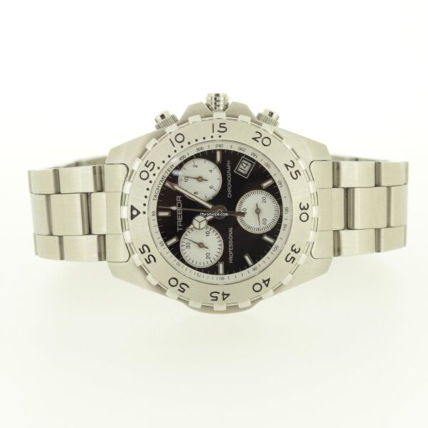 Trebor Chronograph 39mm Black Dial