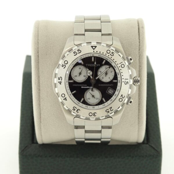 Trebor Chronograph 39mm Black Dial