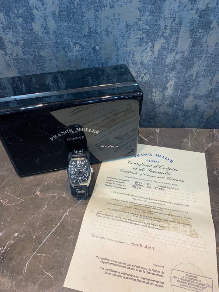 Franck Muller Casablanca 3955 Black Dial Automatic 8880 C DT