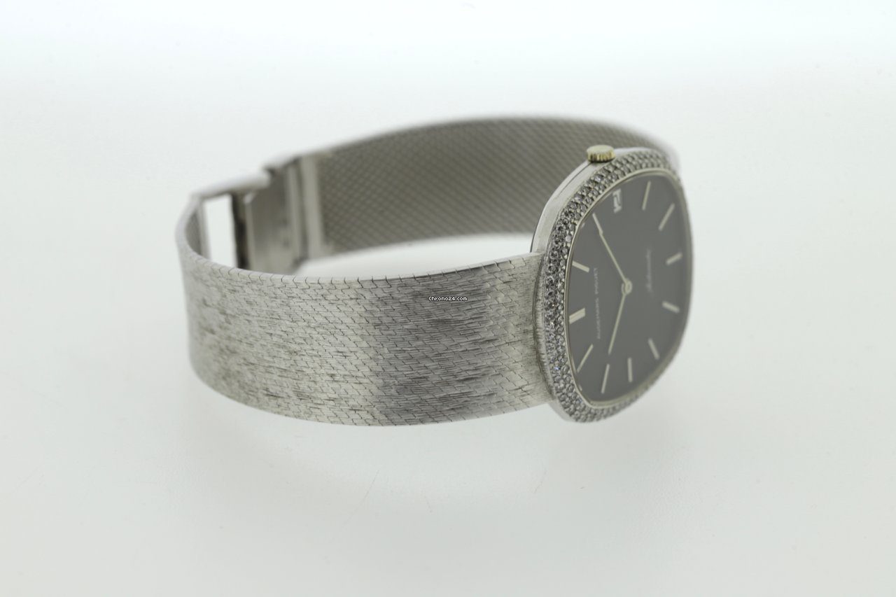 Audemars Piguet 18k White Gold & Diamonds Bezel Automatic Circa 80 Audemars Piguet 18k White Gold & Diamonds Bezel Automatic Circa 80