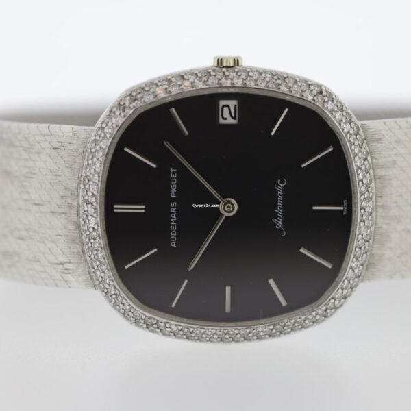 Audemars Piguet 18k White Gold & Diamonds Bezel Automatic Circa 80