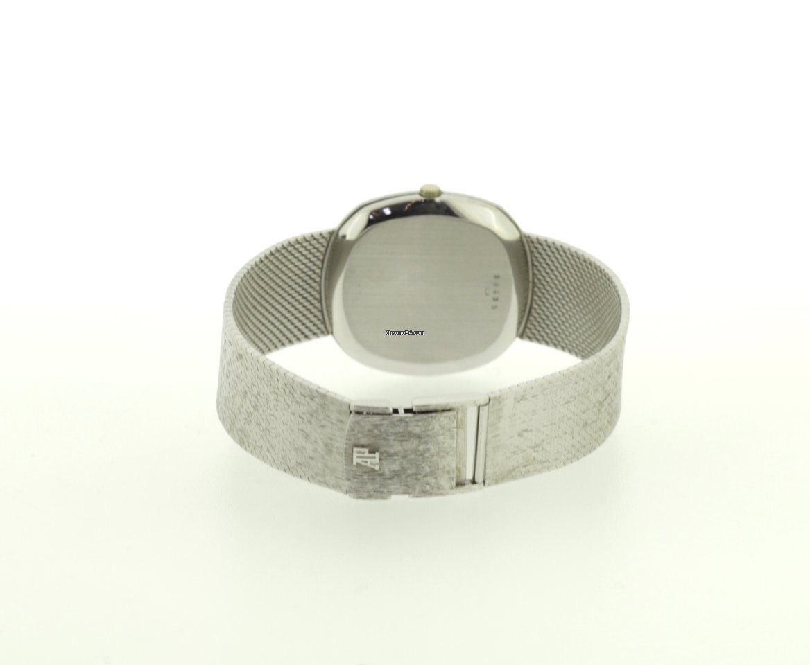 Audemars Piguet 18k White Gold & Diamonds Bezel Automatic Circa 80 Audemars Piguet 18k White Gold & Diamonds Bezel Automatic Circa 80