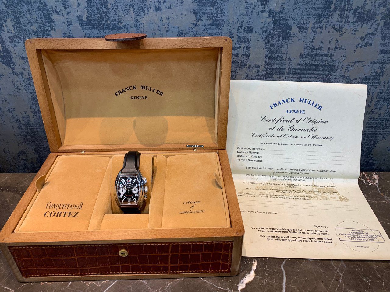 Franck Muller Conquistador Automatic Chronograph Black Franck Muller Conquistador Automatic Chronograph Black