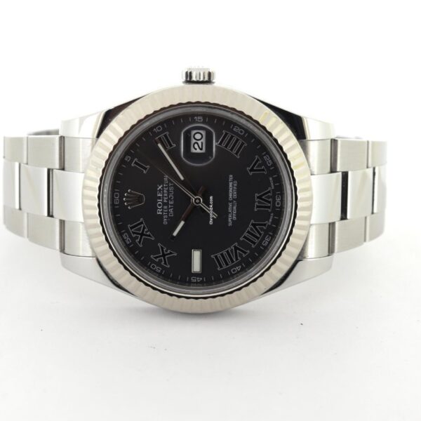 Rolex Datejust II 41mm Dark Grey Roman Dial 2014