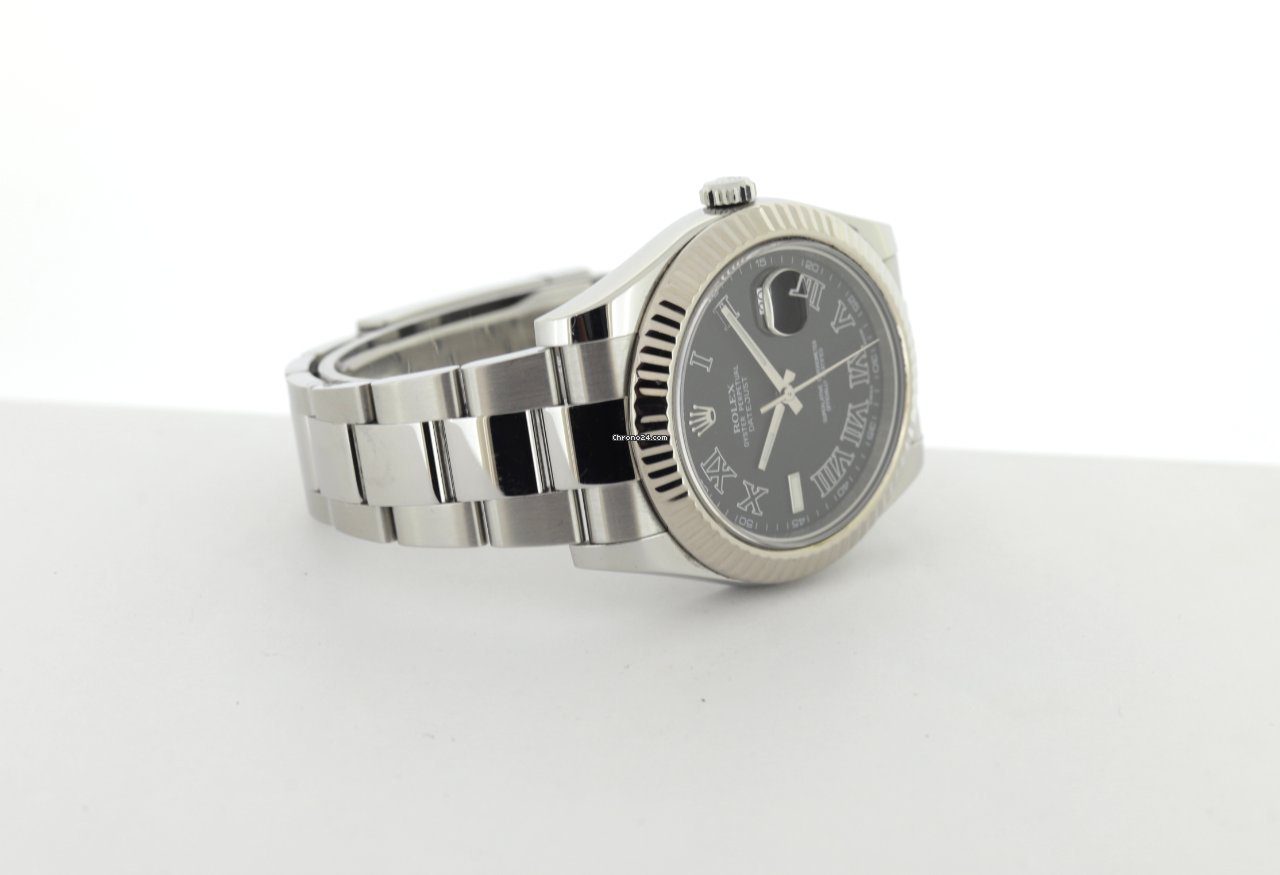 Rolex Datejust II 41mm Dark Grey Roman Dial 2014