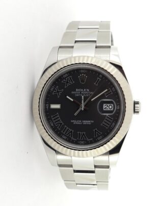 Rolex Datejust II 41mm Dark Grey Roman Dial 2014