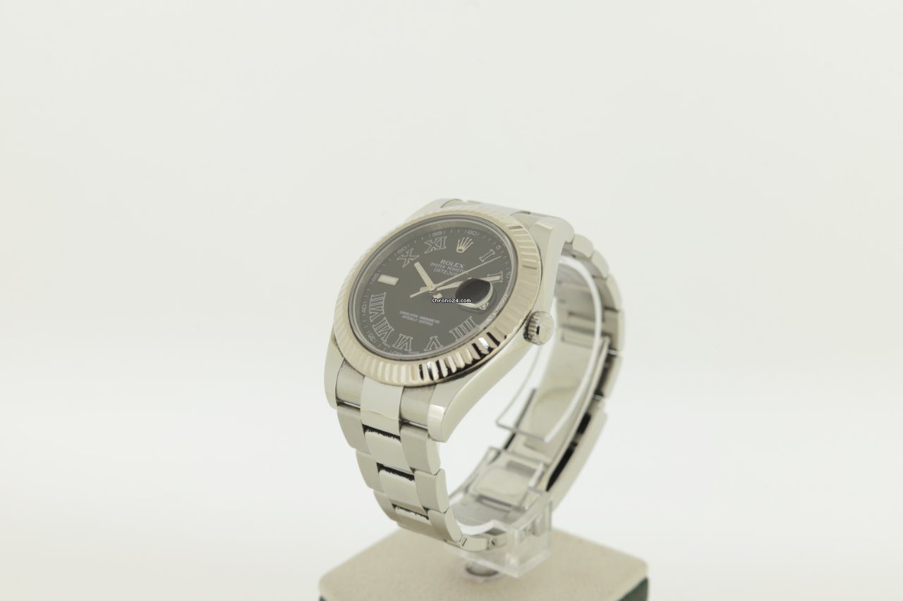 Rolex Datejust II 41mm Dark Grey Roman Dial 2014