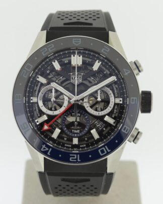 TAG Heuer Carrera Calibre Heuer 02 GMT Coke Bezel Automatic Chronograph 45mm Skeleton