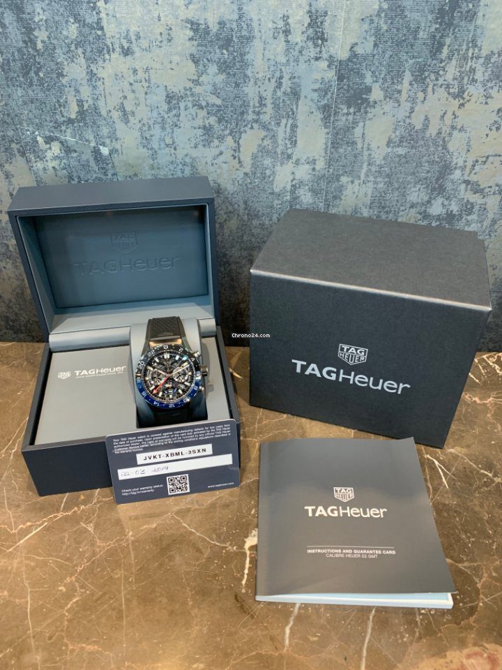 TAG Heuer Carrera Calibre Heuer 02 GMT Coke Bezel Automatic Chronograph 45mm Skeleton