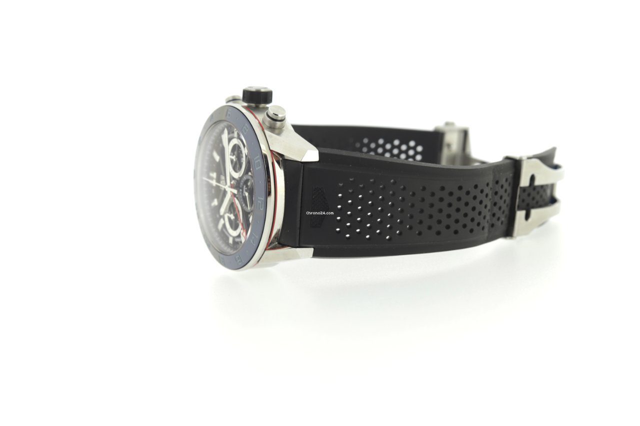 TAG Heuer Carrera Calibre Heuer 02 GMT Coke Bezel Automatic Chronograph 45mm Skeleton