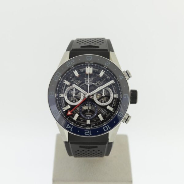 TAG Heuer Carrera Calibre Heuer 02 GMT Coke Bezel Automatic Chronograph 45mm Skeleton