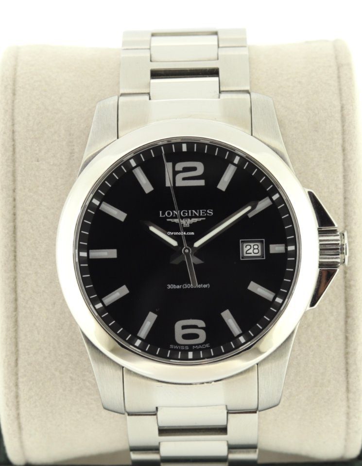 Longines Conquest 41mm Quartz Black