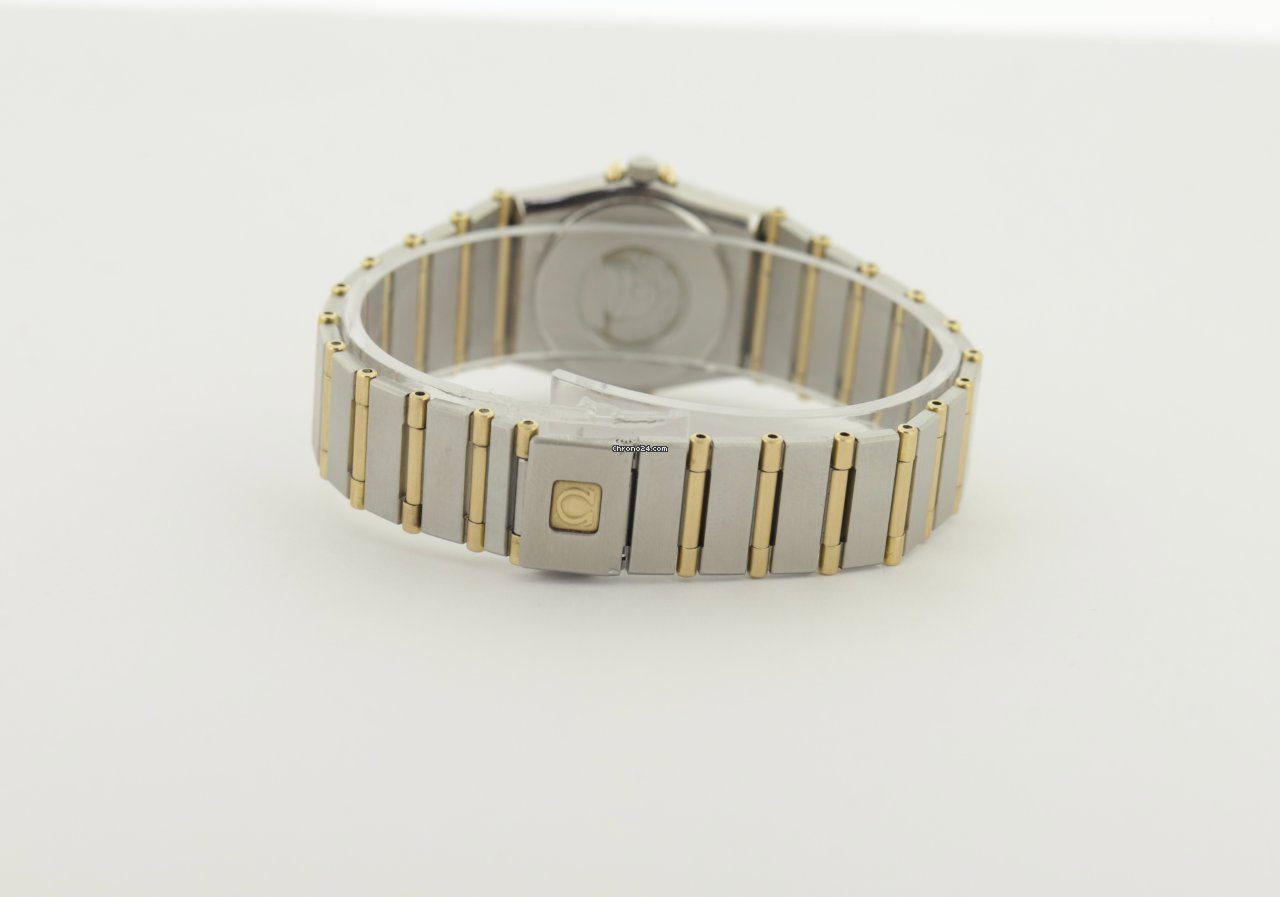 Omega Constellation 18k Gold & Steel & Diamonds Ladies Watch