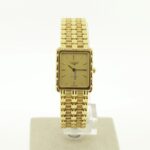 Longines 18k Solid Yellow Gold Square 90s Box/Papers