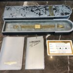 Longines 18k Solid Yellow Gold Square 90s Box/Papers