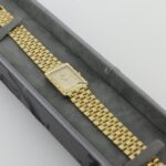 Longines 18k Solid Yellow Gold Square 90s Box/Papers