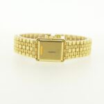 Longines 18k Solid Yellow Gold Square 90s Box/Papers