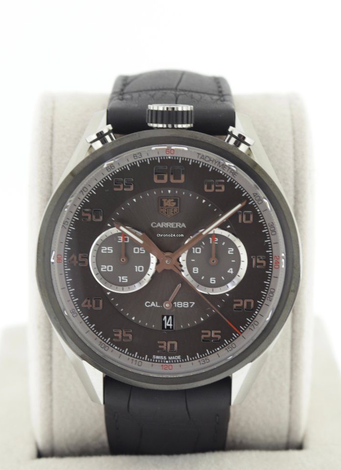 Tag Heuer Carrera Calibre 1887 Bullhead 45mm Watch - Mint Box/Papers Tag Heuer Carrera Calibre 1887 Bullhead 45mm Watch - Mint Box/Papers