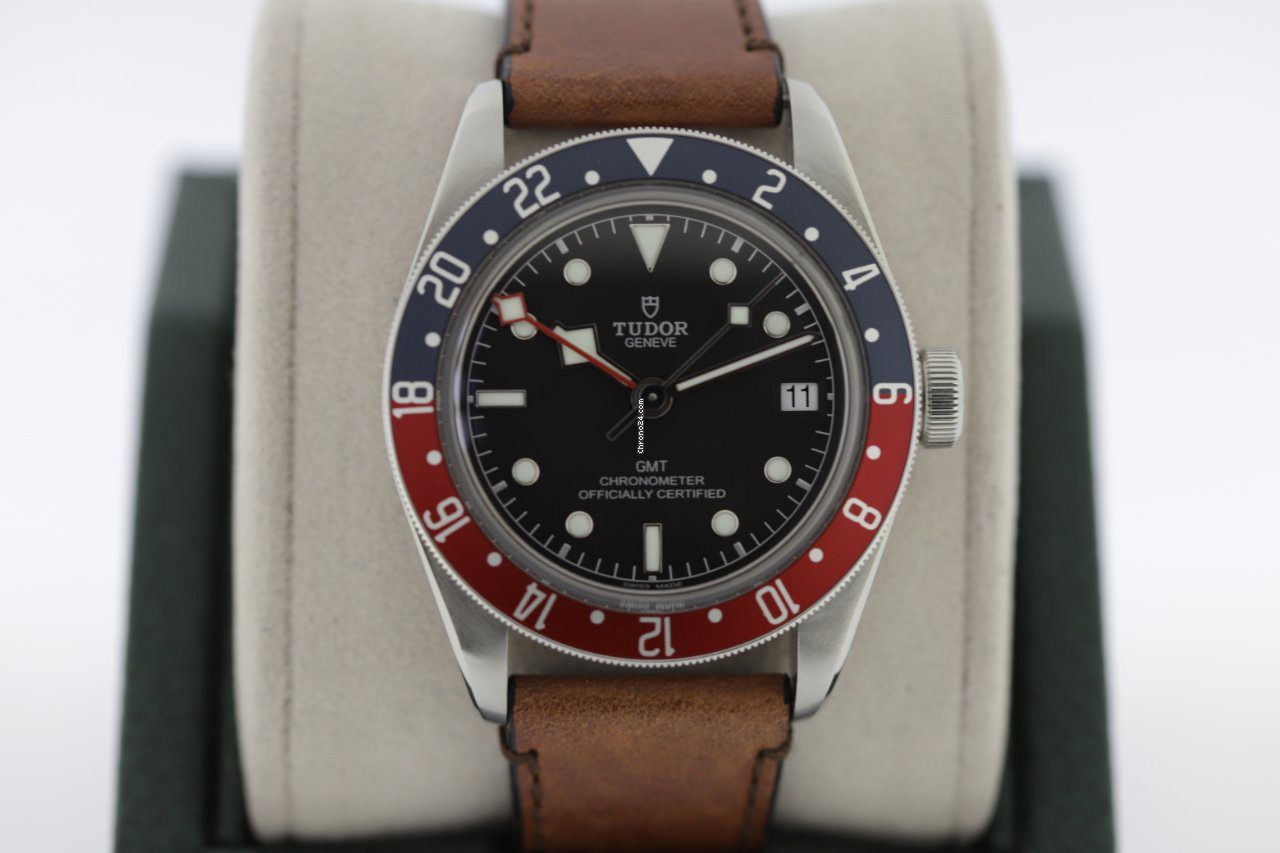 Tudor Black Bay Gmt Pepsi Bezel Automatic Watch