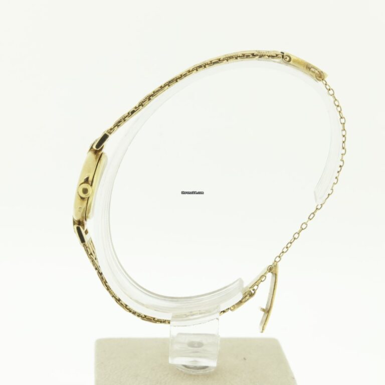 Bueche Girod 9k Gold Ladies Diamond Quartz Watch