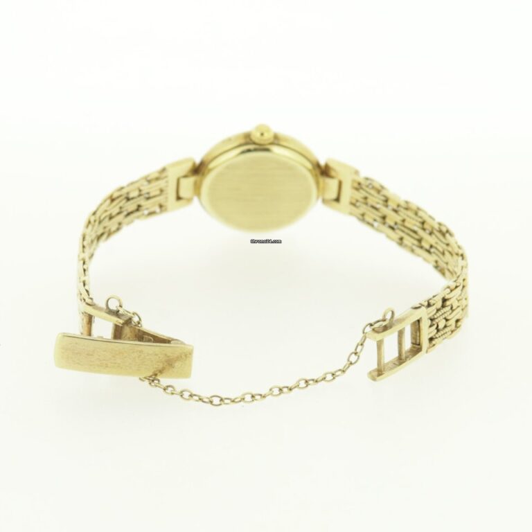 Bueche Girod 9k Gold Ladies Diamond Quartz Watch
