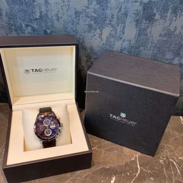 TAG Heuer Carrera Calibre 16 Day Date Automatic Chronograph 43mm Watch