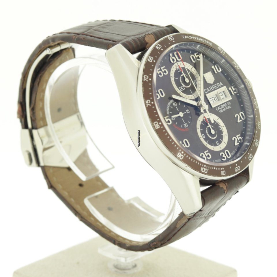 TAG Heuer Carrera Calibre 16 Day Date Automatic Chronograph 43mm Watch
