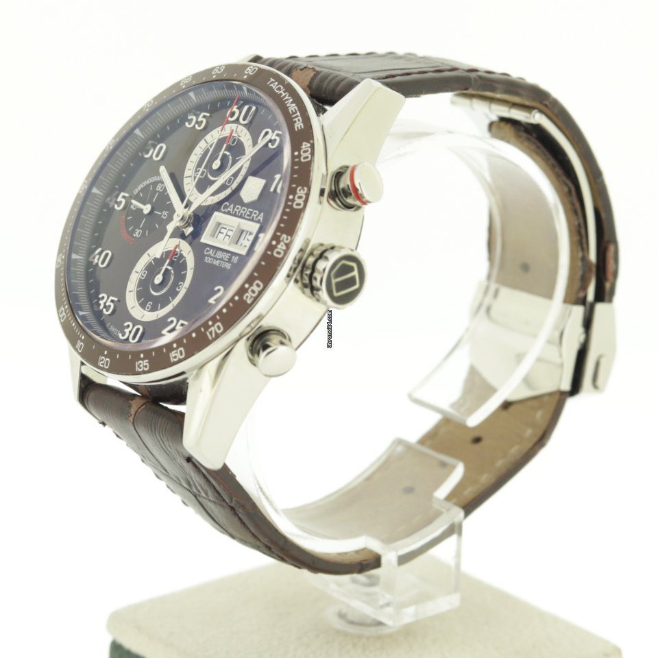 TAG Heuer Carrera Calibre 16 Day Date Automatic Chronograph 43mm Watch