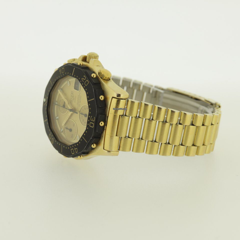 Heuer 3000 Chronograph Gold Plated 36mm - Very Rare Watch Heuer 3000 Chronograph Gold Plated 36mm - Very Rare Watch