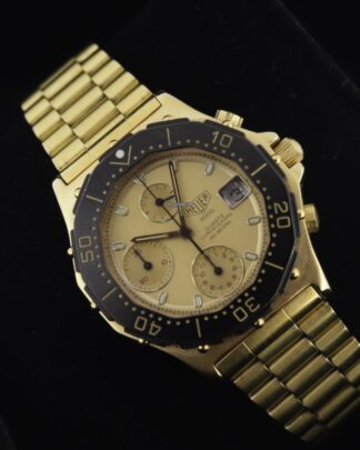 Heuer 3000 Chronograph Gold Plated 36mm - Very Rare Watch
