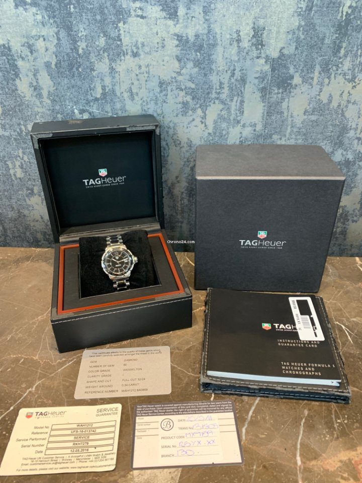 TAG Heuer Formula 1 Ceramic and Diamond Bezel (WAH1212) Quartz TAG Heuer Formula 1 Ceramic and Diamond Bezel (WAH1212) Quartz