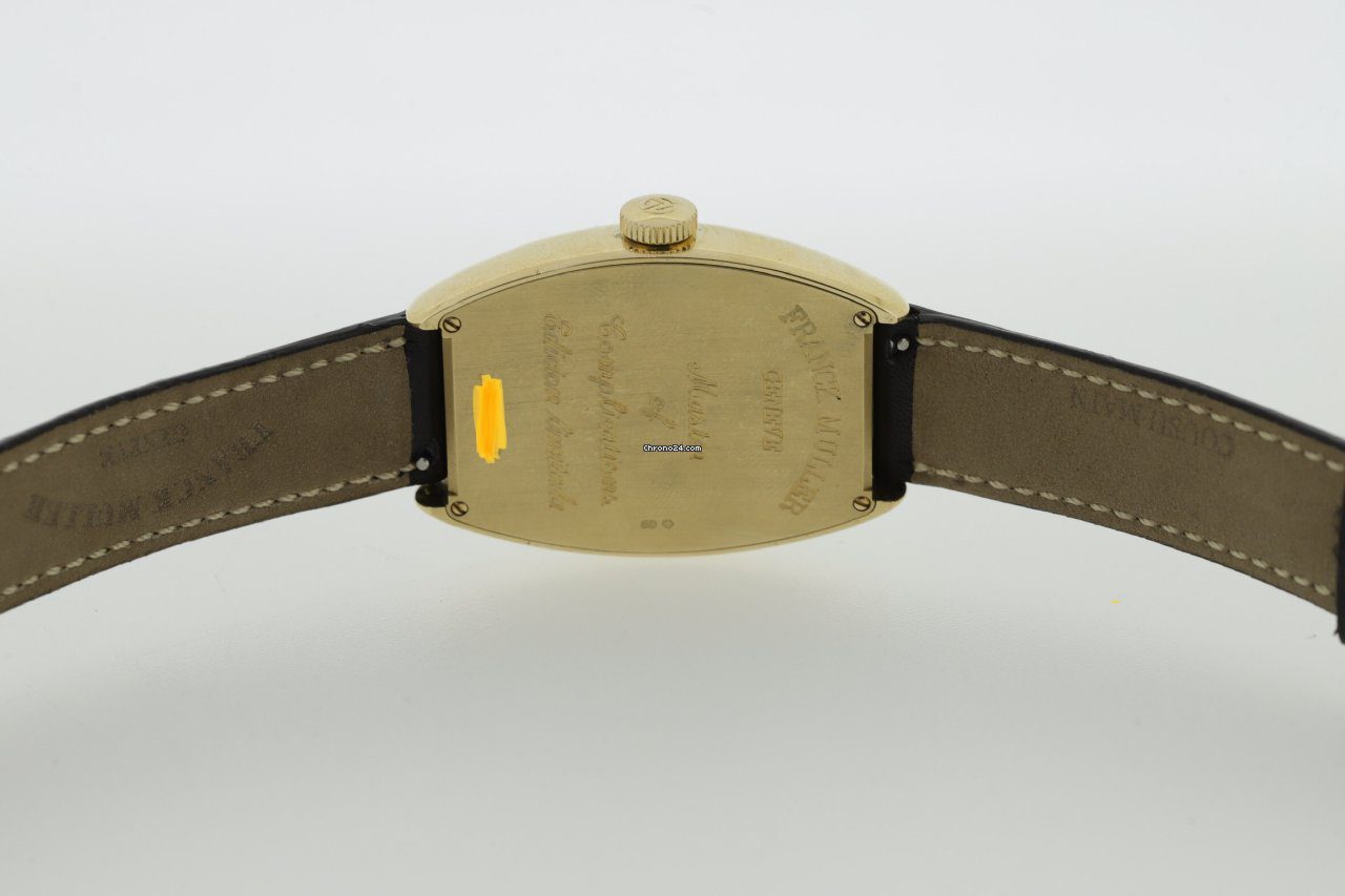 Franck Muller 5850 Casablanca Barcelona 18k Yellow Gold Dual Time Automatic Franck Muller 5850 Casablanca Barcelona 18k Yellow Gold Dual Time Automatic